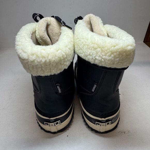 JBU Womens 6.5 M Black Lizzy Waterproof Faux Fur Lined Ankle Boots DISPLAY IV4 - Picture 4 of 5